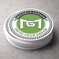Miguel's Garage Circle Sticker